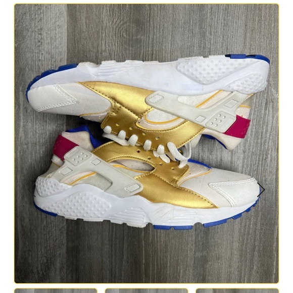 Nike Huarache Run GS ‘Peanut Butter & Jelly’ Size 7Y - Picture 7 of 9